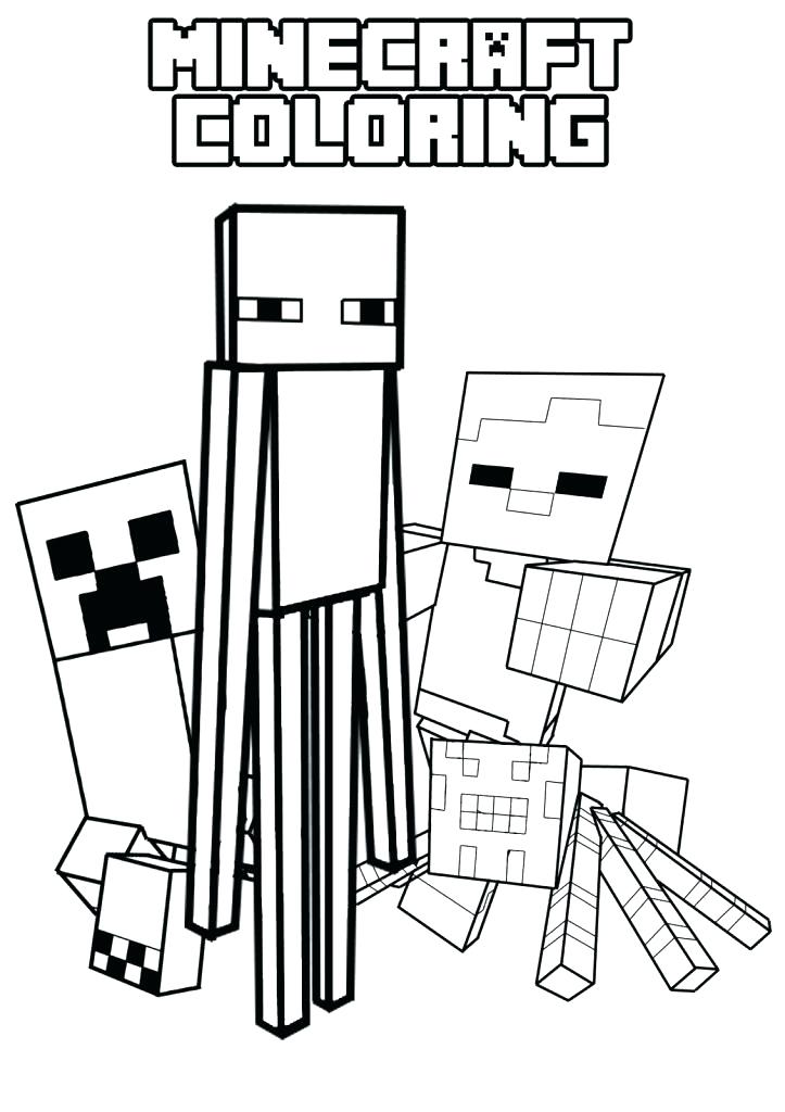 723x1024 Minecraft Character Drawing Template