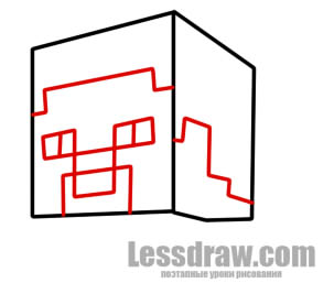 303x267 How To Draw A Minecraft