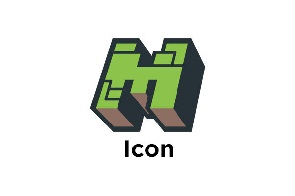 600x400 Minecraft Logo Icon