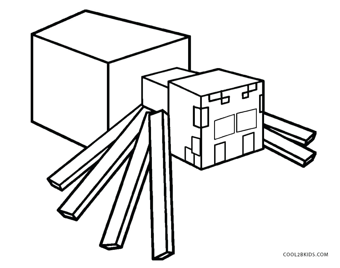 1164x917 Spider Drawing Minecraft For Free Download