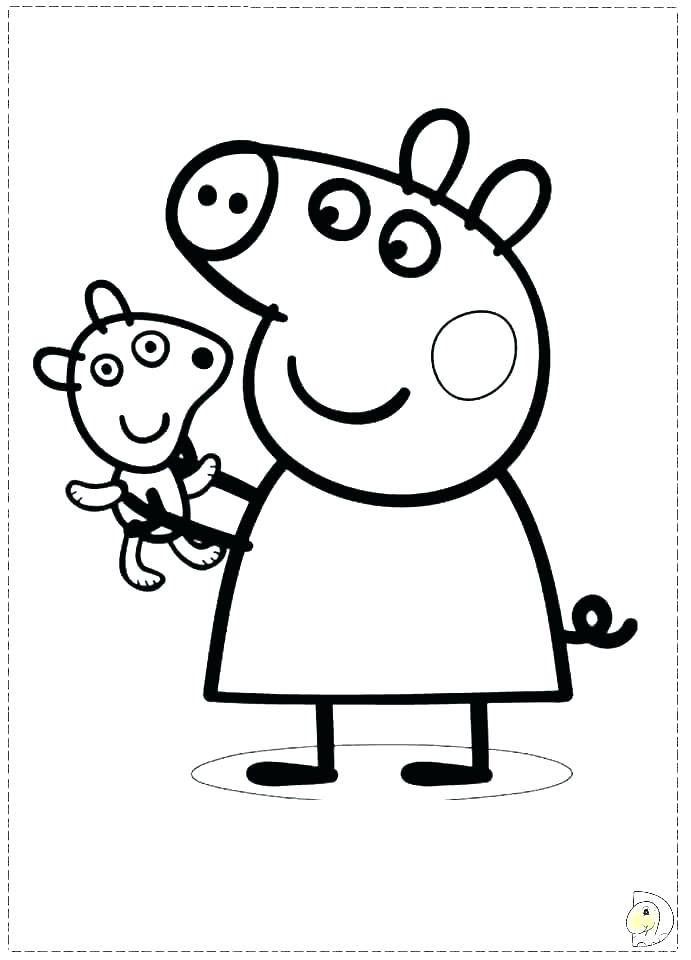 691x960 Pig Coloring Sheet Pig Coloring