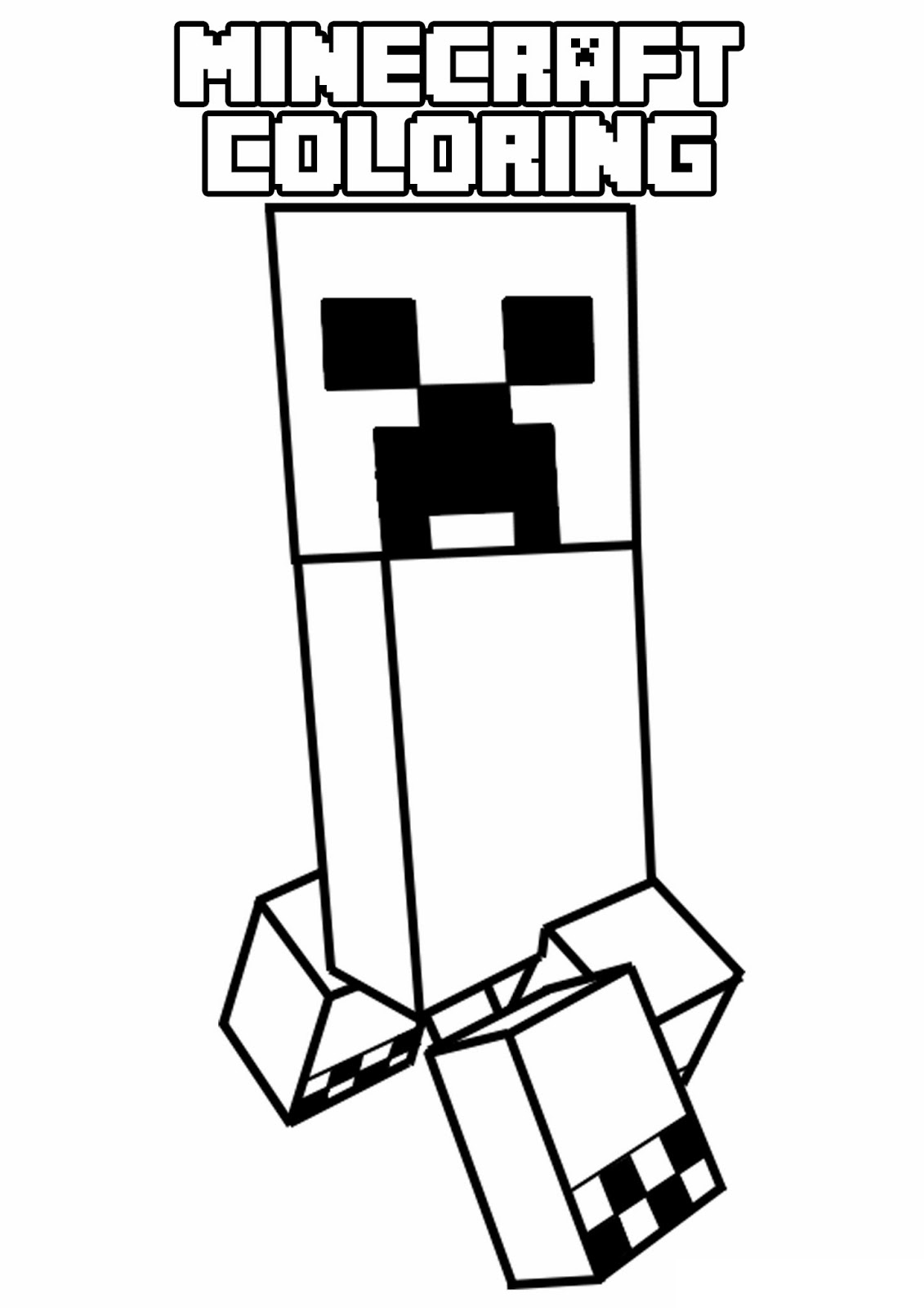 1131x1600 Minecraft Coloring