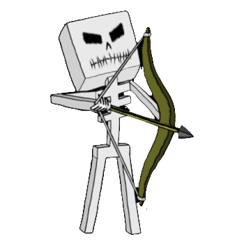 350x350 Minecraft Skeleton