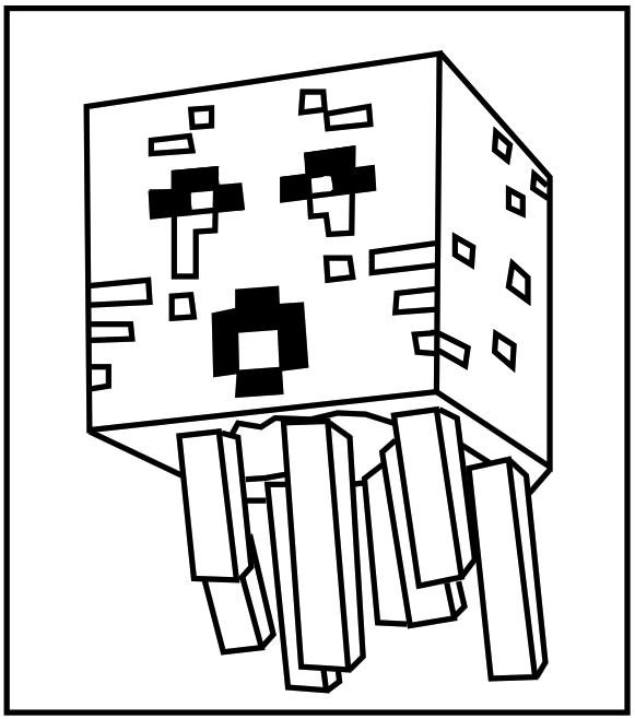 581x658 Lego Minecraft Coloring Sheets