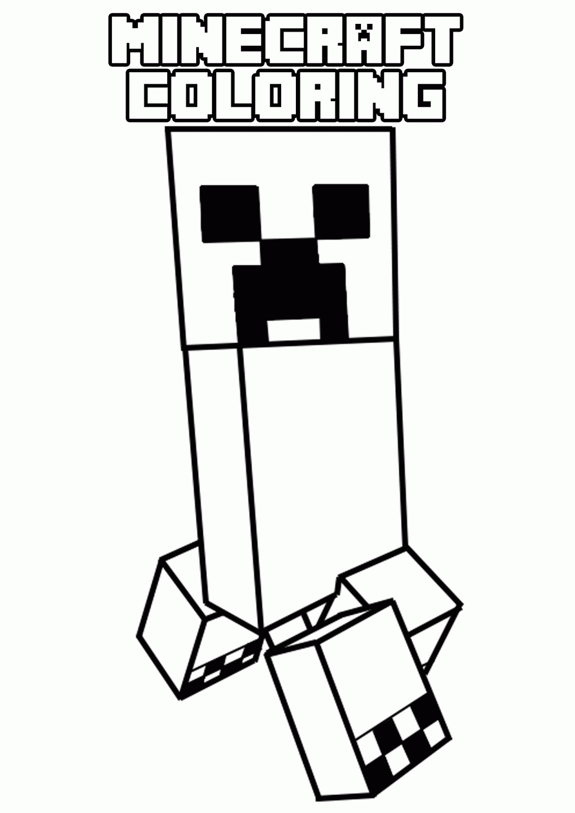 1131x1600 Minecraft Clipart Traceable