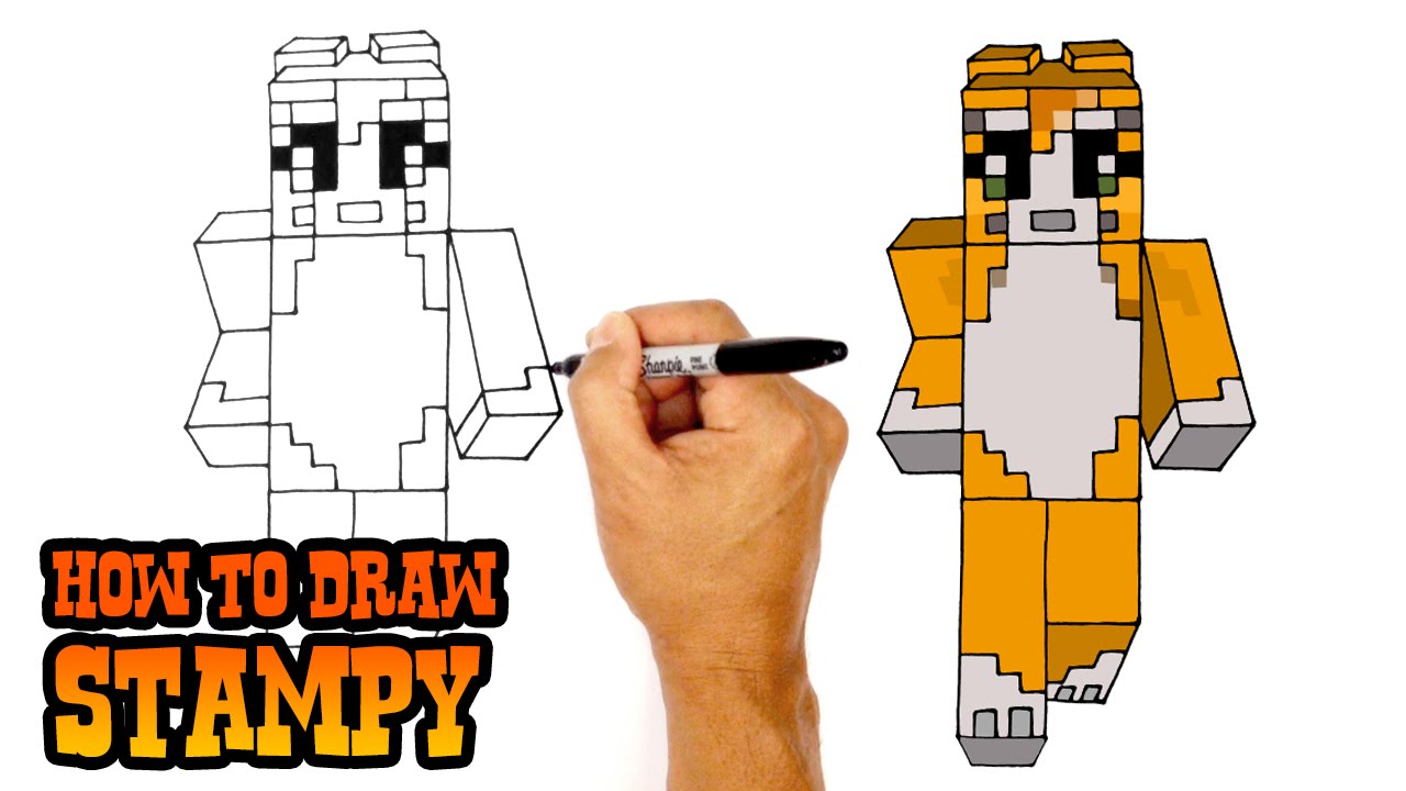 1280x720 How To Draw Stampy Minecraft
