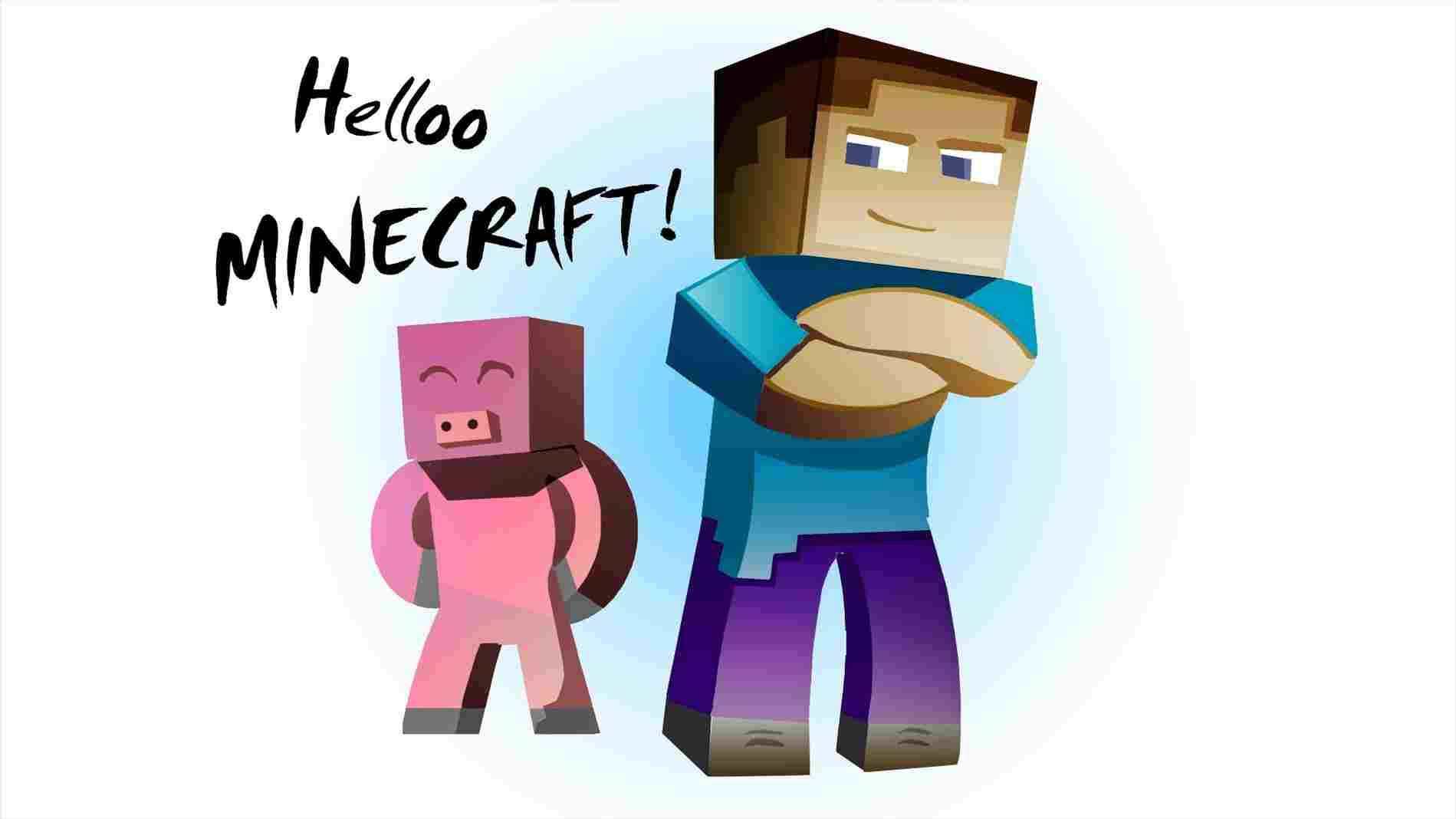1899x1068 How To Draw Minecraft Steve Drawing Fine Art