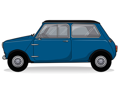 400x300 Vintage Mini Car Vector Tim Degner