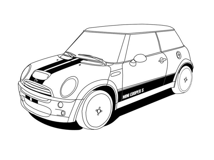 736x552 Suv Drawing Mini Bmw For Free Download