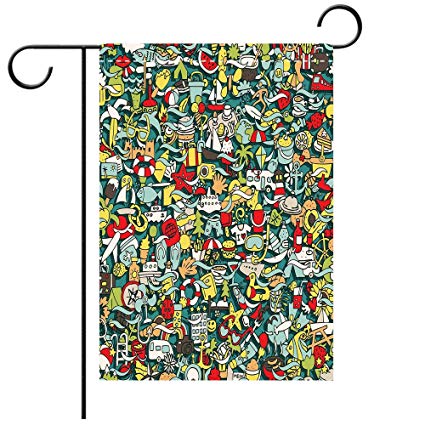 425x425 Beicici Custom Personalized Garden Flag Outdoor Flag