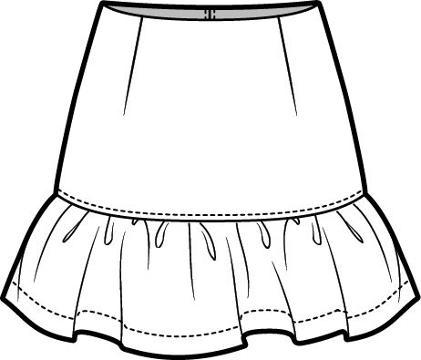 462x395 peplum skirt fashion flats fashion design sketches, fashion