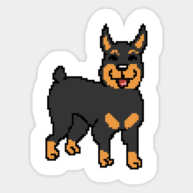 630x630 Miniature Pinscher Pixel Art