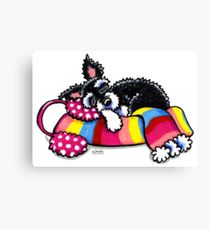 210x230 miniature schnauzer drawing canvas prints redbubble