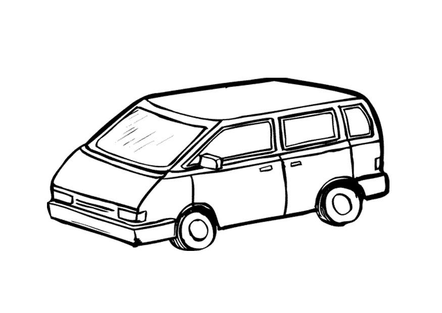 Minibus Drawing