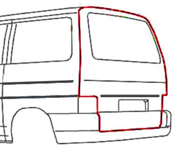 600x519 Volkswagen Transporter Vw Tailgate Seal