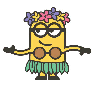 402x391 Hula Minion Shared