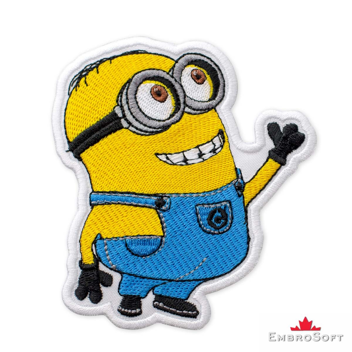 1200x1200 Minion Dave Embroidered Patch Iron