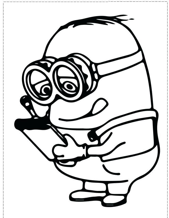 689x888 Despicable Me Minions Coloring Pages