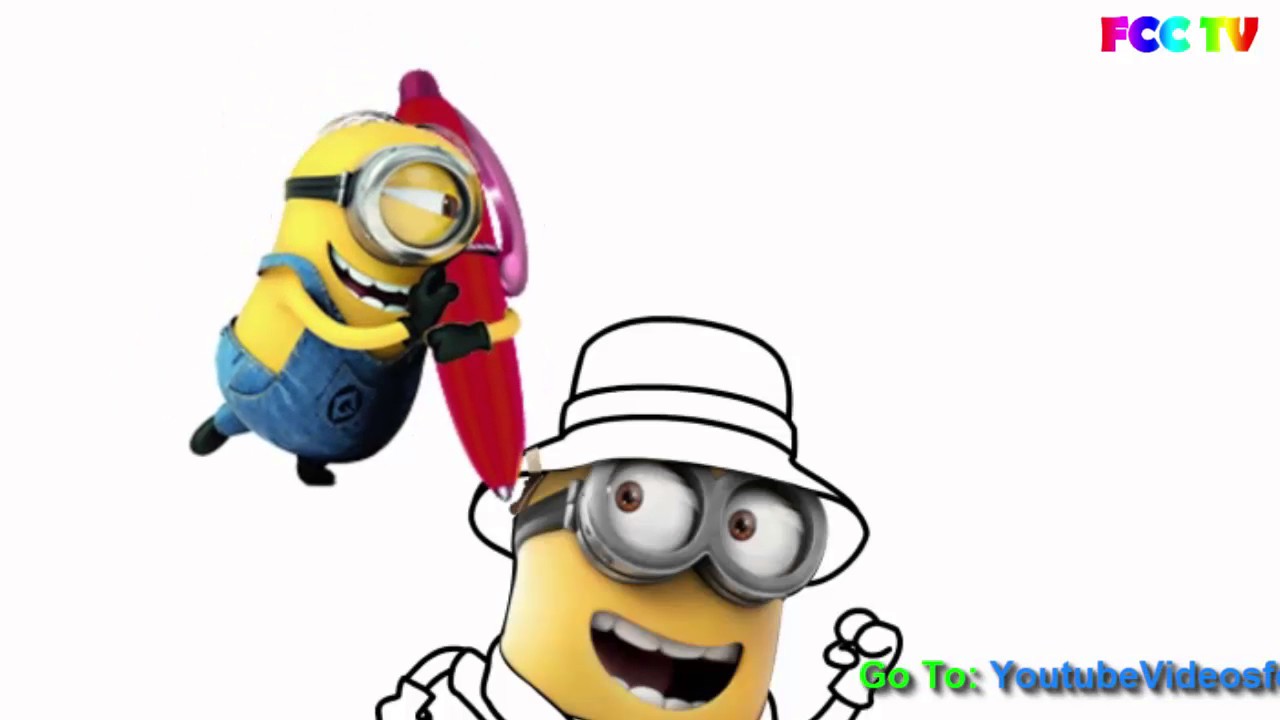 1280x720 Minion Drawing Step