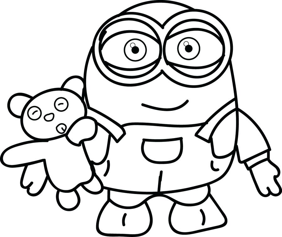 900x755 Minions Printable Coloring Pages Free Minion Coloring