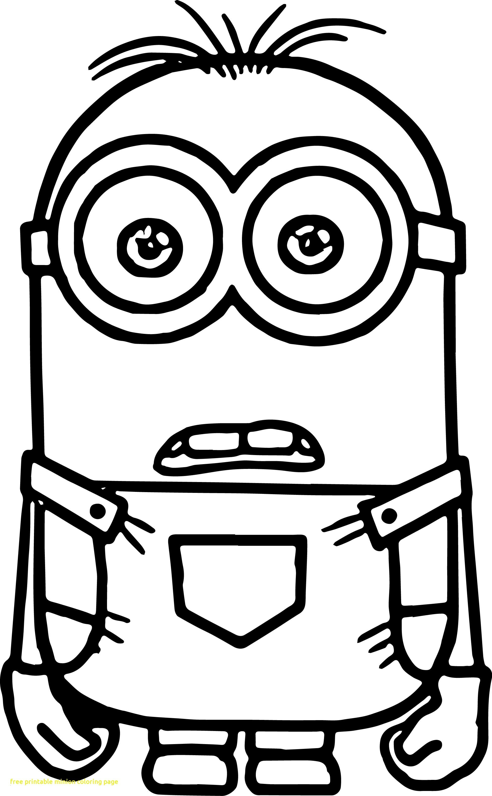 1954x3159 Free Minion Coloring Pages Luxury Collection Easy Minion Coloring