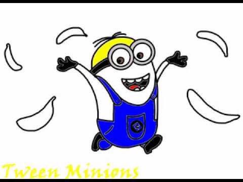 480x360 How To Draw Minions With Banana Very Easy