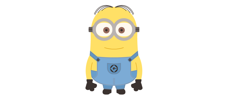 900x395 How To Create A Minion Style Character In Illustrator Medialoot