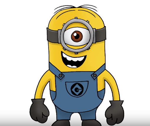 510x429 How To Draw A Minion Step