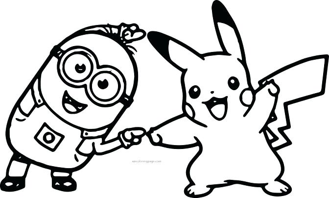 672x404 Minions Coloring Pages Easy Charming J