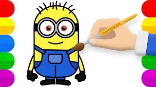 Minion Drawing For Kids | Free download on ClipArtMag