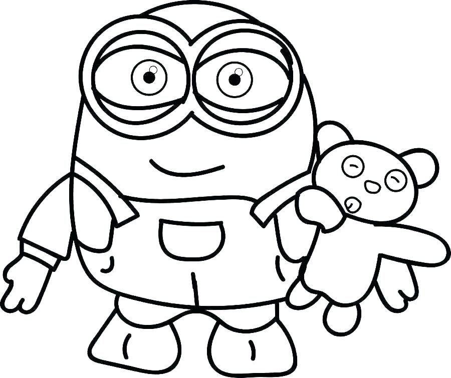 900x755 Minion Colouring In Evil Minion Coloring Pages Despicable Me