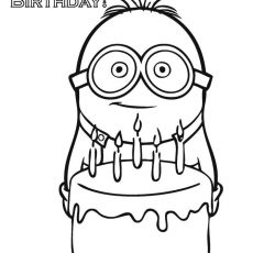 230x230 Impressive Inspiration Minion Coloring Book Bob The Minions