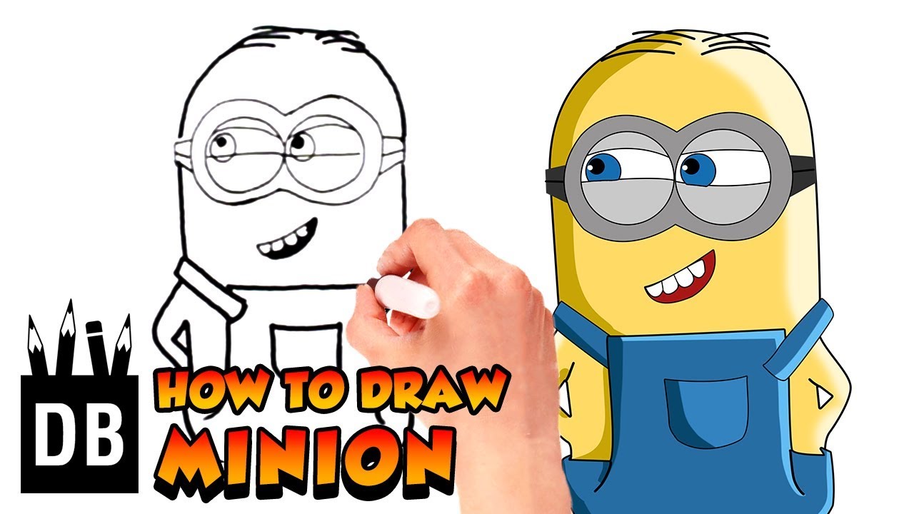 1280x720 How To Draw A Minion Step