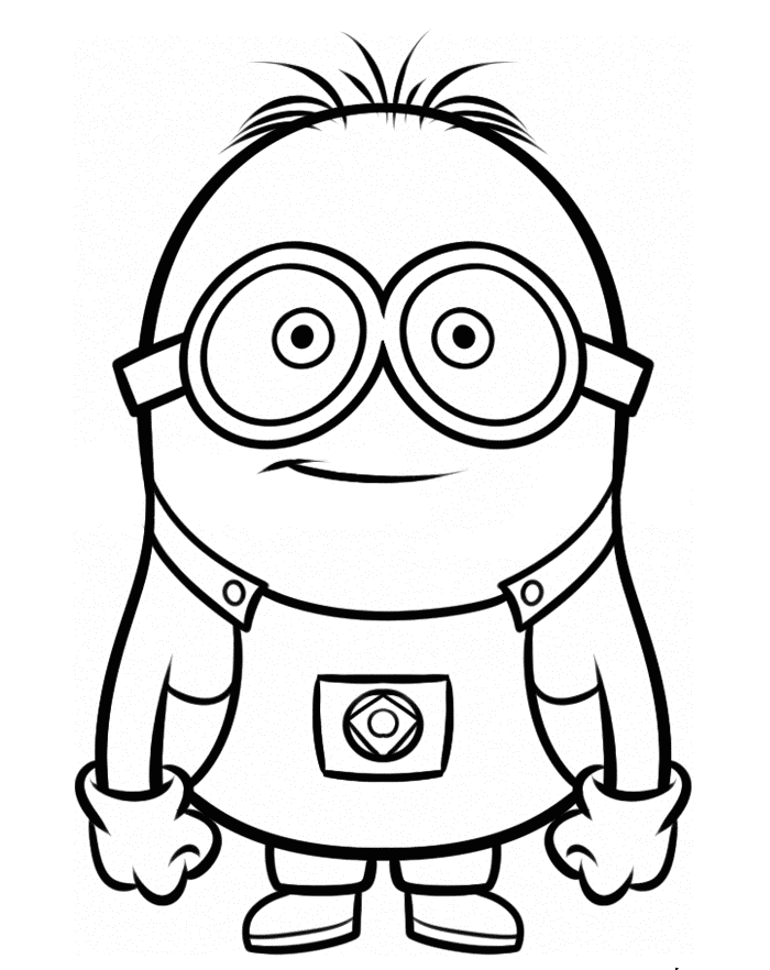 700x882 Minions Drawing Free Download