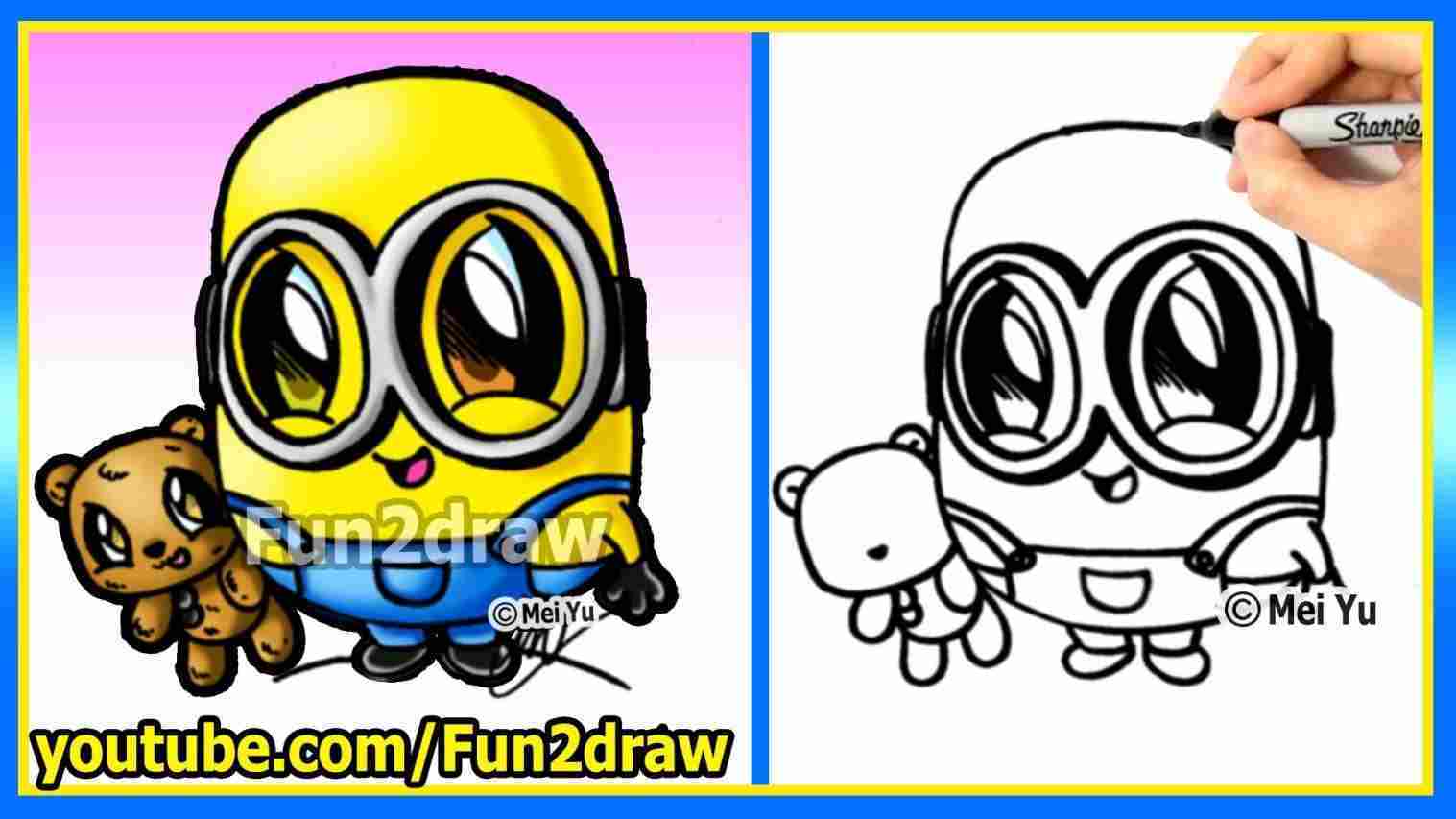 1517x853 Easy Drawing Minion