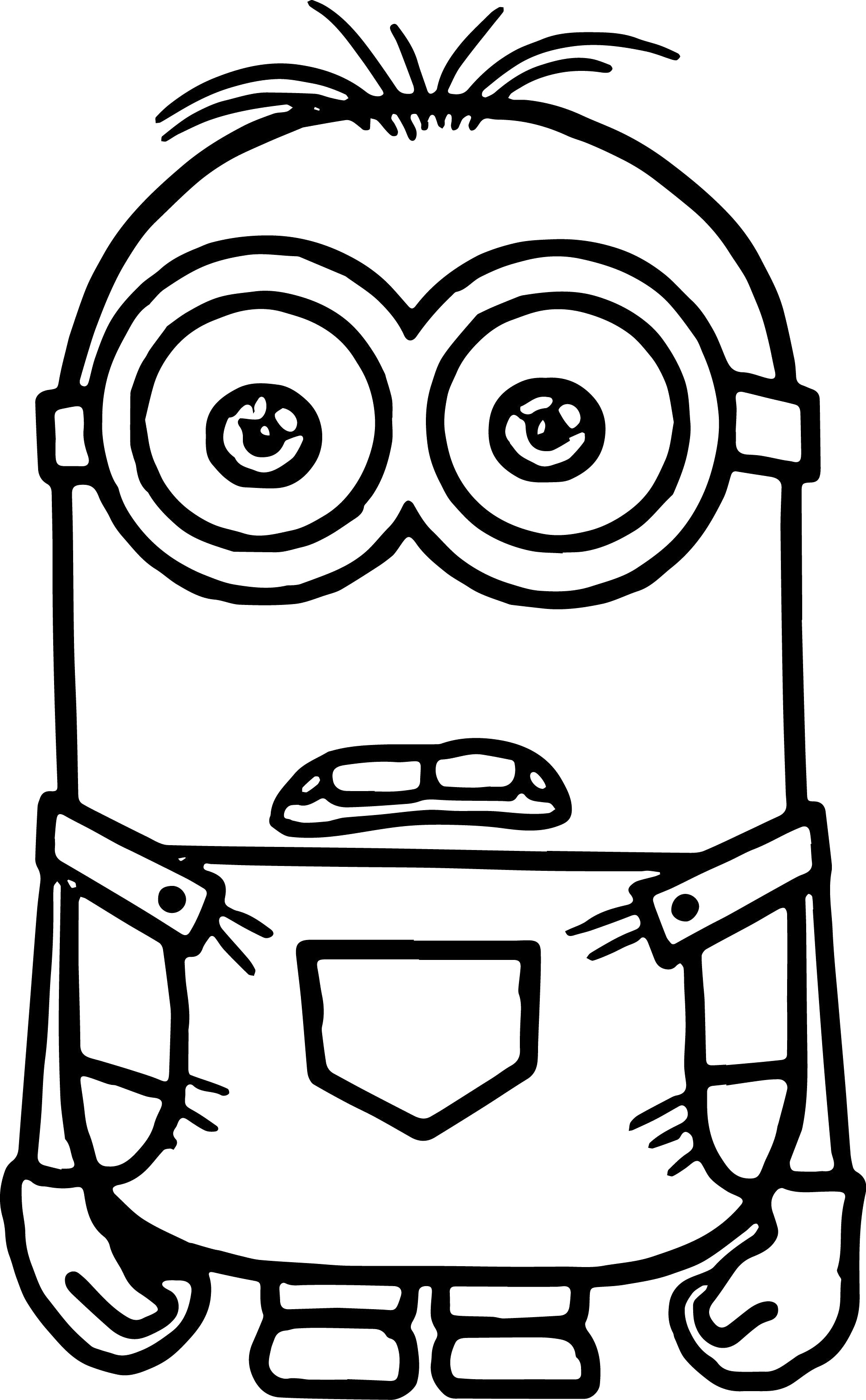 1954x3159 How To Draw A Girl Minion Step