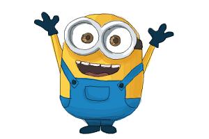 300x200 How To Draw A Minion Step