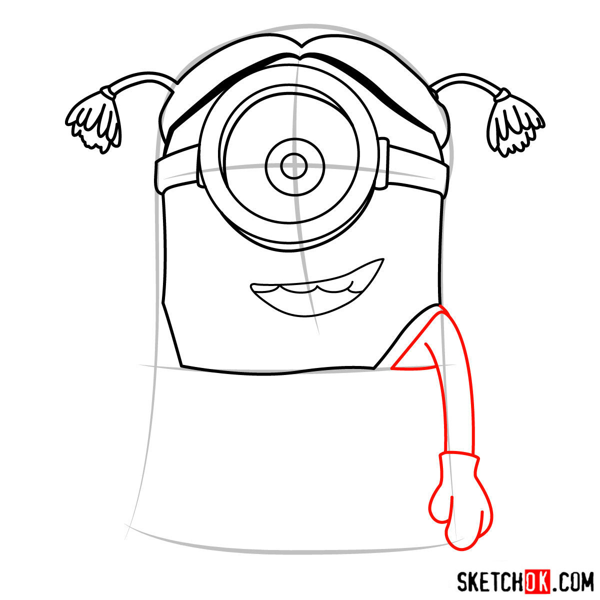 1200x1200 How To Draw Minion Stuart Dressed As A Girl