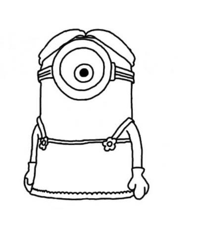 400x480 How To Draw The Minion The Girl With A Pencil Step