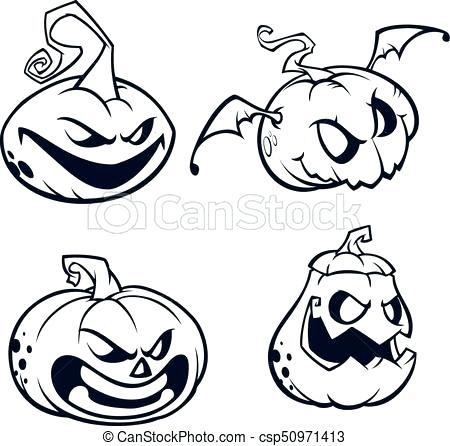 450x446 jack o lantern outline laughing jack coloring pages jack o lantern