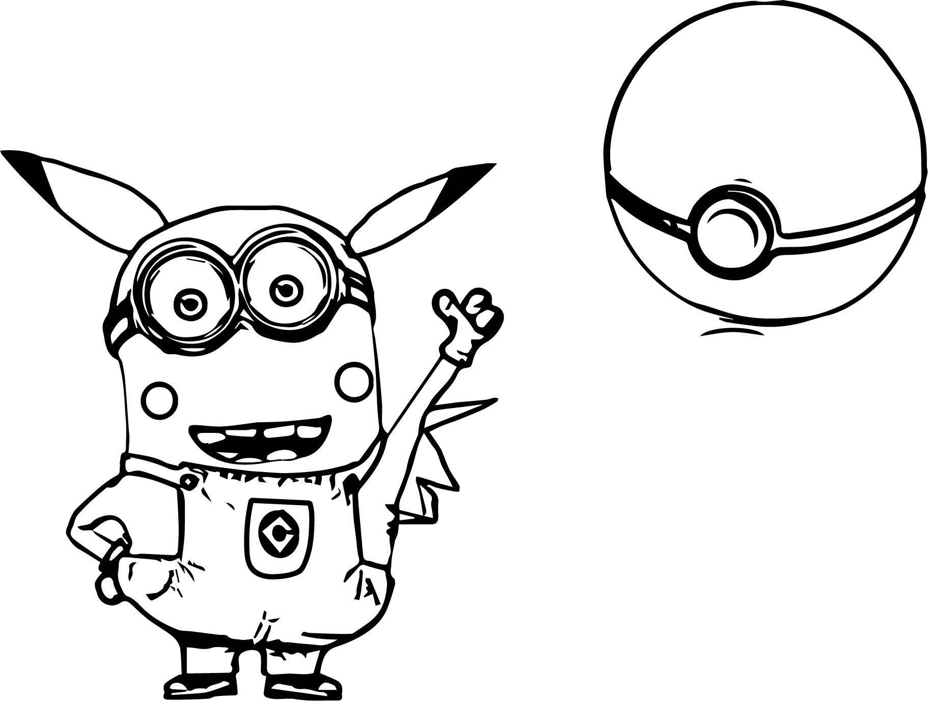 1822x1378 Pokemon Minion Minions Coloring