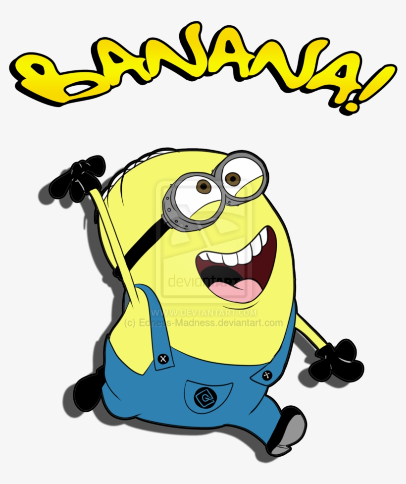 Minions Drawing Banana Free download on ClipArtMag