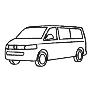 300x300 Collection Of Free Van Drawing Family Download On Ui Ex