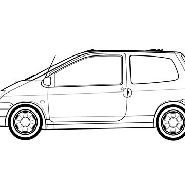 360x360 Ford Escort Line Drawing Artwork Unisex T Shirt