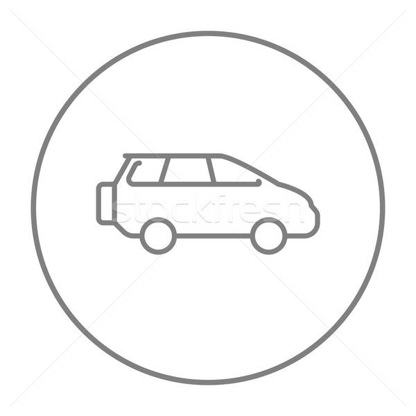 600x600 minivan line icon vector illustration andrei krauchuk