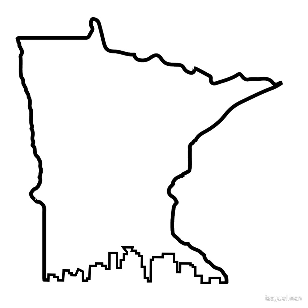 1000x1000 Minnesota Outline