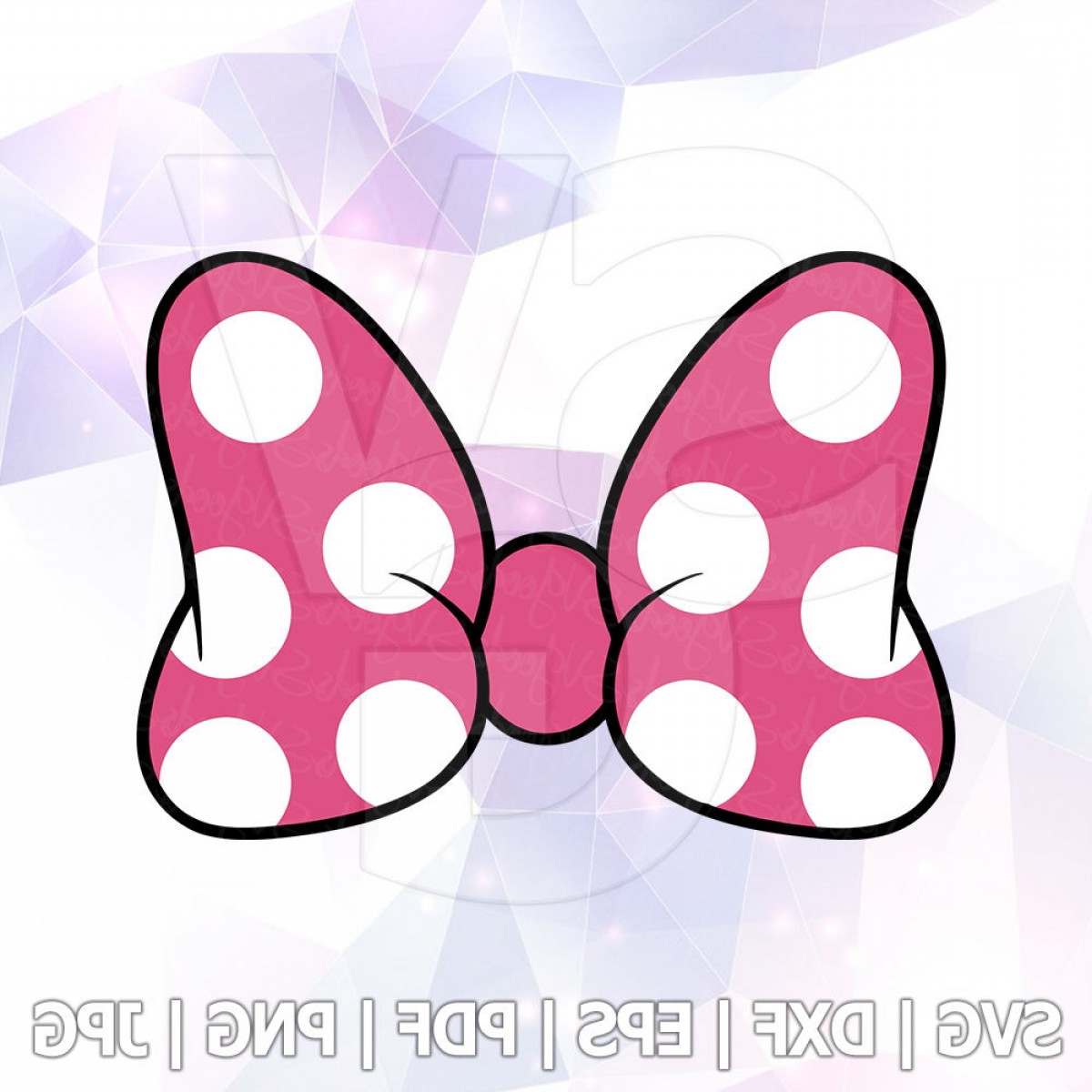 1200x1200 minnie mouse bow ribbon layered dxf soidergi