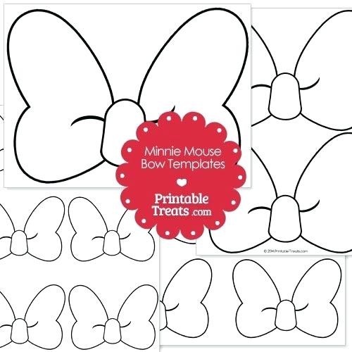 500x500 Printable Mouse Bow Template Minnie Cut Out Ears