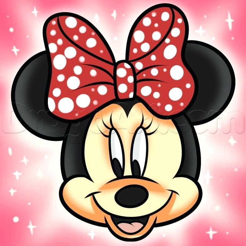 786x784 Easy Steps To Draw Minnie Mouse Cartoon Characters To Draw Step