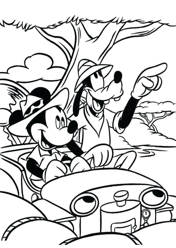 600x846 How To Draw Mickey And Minnie Drawing Mickey Mouse Safari